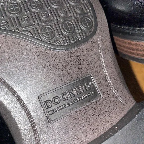Mens Dockers 10.5 Black Greer Dress shoes - Picture 5 of 14